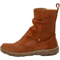 El naturalista for woman. 2N7223NDE505_023 Leather ankle boots N722 Pleasant Wood brown (36), Flat, Zip, Classic