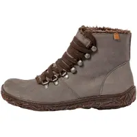 El naturalista for woman. 254561110005_039 Leather ankle boots N5456 grey (36), Flat, Laces, Casual