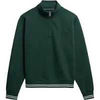 Superdry Country Club Embossed Genser Med Halv Glidelås
