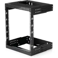 StarTech.com 12u Veggmontert åpent Justerbart Rack
