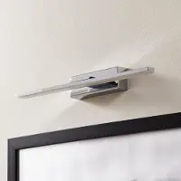 MCJ LED-vegglampe Miroir 40 cm krom 3000K