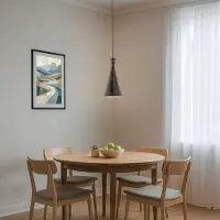 Opviq Hengelampe Tom, svartbrun, metall, Ø 19 cm, E27