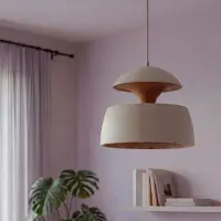 Osram hengelampe Decor Hazel, beige, Ø 40 cm, metall, E27