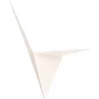 Opviq Bird 3202 veggvasker, trekantet design, hvit