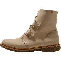 El naturalista for woman. 2547017S0005_039 Leather ankle boots N5470 Angkor beige (38), Flat, Laces, Casual