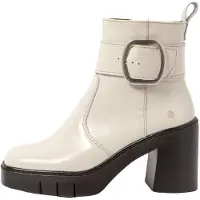 Art for woman. 1197911ZZ003_020 1979 beige leather ankle boots (41), 8 to 10 cm, Zip, Casual