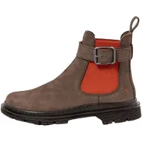Art for woman. 1189213D8003_012 Leather ankle boots 1892 brown (41), Flat, None, Casual