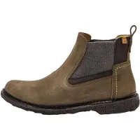 El naturalista for woman. 2547511D1005_0G3 Leather ankle boots N5475 green (36), 1 to 3 cm, None, Casual