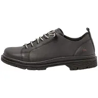 Art for woman. 118971101003_001 1897 Birmingham leather shoes black (44), Laces, Casual