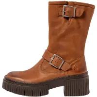 Art for woman. 113971123003_023 Leather Boots 1397 York brown (37), 3 to 5 cm, Zip, Casual