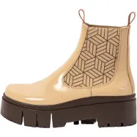 Art for woman. 1176612F4003_0MU Leather Ankle Boots 1766 Leeds beige (41), 3 to 5 cm, None, Casual