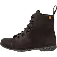 El naturalista for woman. 2N9091101005_001 Pleasant leather ankle boots black (42), Flat, Laces, Casual