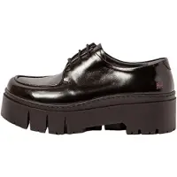 Art for woman. 117641101003_001 Leather Shoes 1764 Leeds black (36), 3 to 5 cm, Laces, Casual