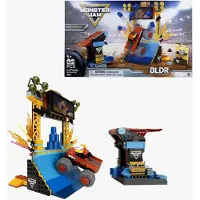 Monster Jam Building Set Crash and Rebuild Playset