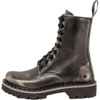 Art unisex. 1116715EH003_001 Leather Ankle Boots 1167 Marina black (40), Flat, Zip, Casual