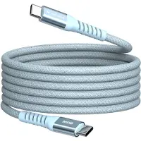 Verbatim - USB-kabel - USB-C (hann) til USB-C (hann) - 1.2 m - støtte for Power Delivery 3.0, lade og synkronisere, up to 480 Mbps, USB-C Power Delivery (60W), magnetisk - blå