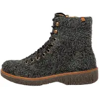 El naturalista for woman. 25572PET0005_001 Leather ankle boots N5572P Volcano black (37), Flat, Zip, Casual