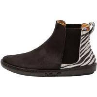 El naturalista for woman. 25310PF10005_ESP Pleasant-Wulf leather ankle boots black (38), Flat, None, Classic