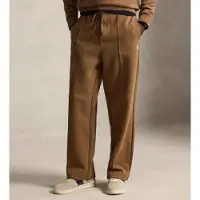 Ralph Lauren for man. 710B30262001 Brown double-knit pants with drawstrings (L), Casual, Cotton