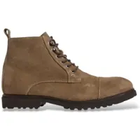 Hackett London for man. HMS200149 Light brown Hudson leather ankle boots (44), Beige, Flat, Suede, Laces, Casual