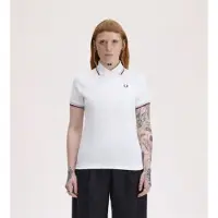Fred perry for woman. G12 White England Twin Tipped Polo (36), Casual, Cotton, Short sleeve