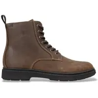 BOSS for man. 50574167 Dark brown Ferling leather ankle boots (44), Flat, None, Casual