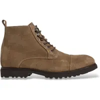 Hackett London for man. HMS200149 Light brown Hudson leather ankle boots (42), Beige, Flat, Suede, Laces, Casual