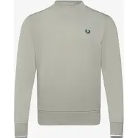 Fred perry for man. M7535 Green crew neck sweatshirt (XXL), Casual, Cotton, Long sleeve