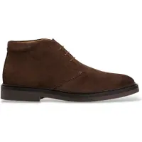 Hackett London for man. HMS200138 Brown Elsted Chukka-S leather ankle boots (41), Flat, Suede, Laces, Casual, Classic