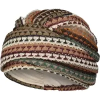 Christine Headwear Sapphire Boho-turban - Autumn Lace