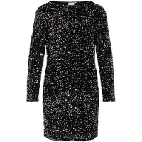 Vila Visequina Paljett Kort Kjole