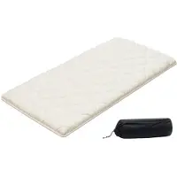 Vevor japansk tatamimatte, sammenleggbar japansk tatamimadrass i dobbel størrelse, futonmadrass med oppbevaringspose og feste, 9-lags gulvmatte for soving, sovesal, meditasjon, yoga, 2032 x 991 x 63,5