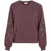 Vila Visiffa Rund Hals Langermet Sweatshirt