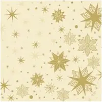 Duni Serviet Dunilin Airlaid 40 x 40 cm Stargazing Cream,5 pk x 45 stk/krt