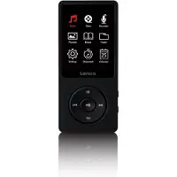 Lenco Xemio-669BK, MP3-spiller, 8 GB, LCD, 60 g, Sort, Hodetelefoner