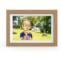 Wozinsky Digital fotoramme 10,1" med WiFi og 32 GB minne - Lysebrun