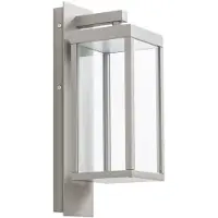 LUCANDE LED-utendørs vegglampe, Ferdinand, steingrå, IP54