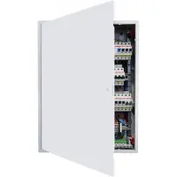 Vevor tilgangspanel for gipsvegg, 84x64 cm tilgangsdør i galvanisert stål, enkel å montere hengslet servicepanel med skrutrekkerlås, for rørleggerarbeid og elektrisk tak, 62x82 cm utskjæringsstørrelse