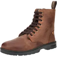 El naturalista unisex. 25264C156005_012 Brown leather ankle boots N5264C (37), Flat, Laces, Casual