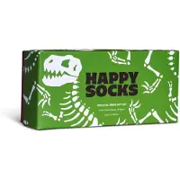 Happy socks Skeletal Dinos Gift Set Crewsokker 3 Par