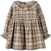 Lil´ Atelier Lil' Atelier Kjole - NmfRenrik - White Pepper - - 3 år (98) - Kjole