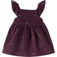 Name it Kjole - NbfElina - Catawba Grape/Glitter Buer - - 1 år (80) - Kjole