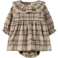 Lil´ Atelier Lil' Atelier Body I/e Kjole - NbfRenrik - White Pepper - - 1 år (80) - Langermet Body