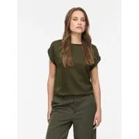 Vila Ellette Kort Ermet Bluse