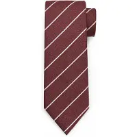 Suitable Slips Silke Striper Bordeaux Rød