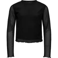 Kids Only Genser - Mesh - KogJada - Black/DTM Rhinestones - - 13-14 år (158-164) - Genser