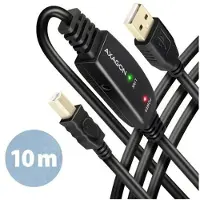 Axagon ADR-210B - skriverkabel - USB til USB Type B - 10 m