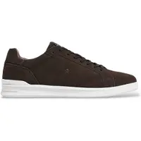 Hackett London for man. HMS200128 Brando Soft brown leather sneakers (43), Flat, Laces, Casual