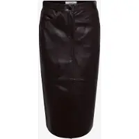 Ba&sh for woman. 1H26LSOL Solene eggplant skirt (40), Casual, Purple, Leather