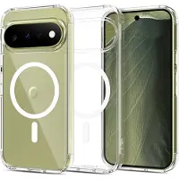 TechProtection FlexAir Hybrid MagSafe Case for Google Pixel Pro 9 / 9 Pro / 10 / 10 Pro / 11 / 11 Pro - Transparent